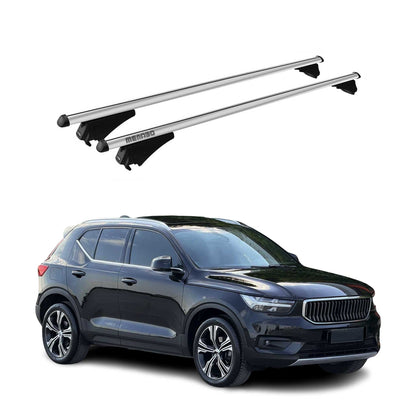 2019-2026 Volvo XC40 Roof Rack Cross Bars Silver