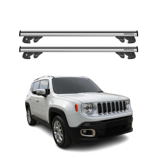 2015-2023 Jeep Renegade Roof Rack Cross Bars Silver