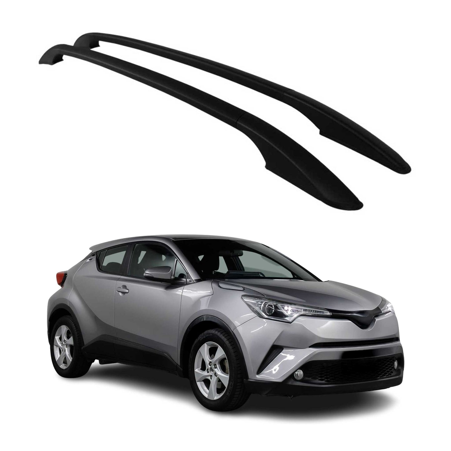 2018-2022 Toyota C-HR Roof Rack Rails Side Rails Black