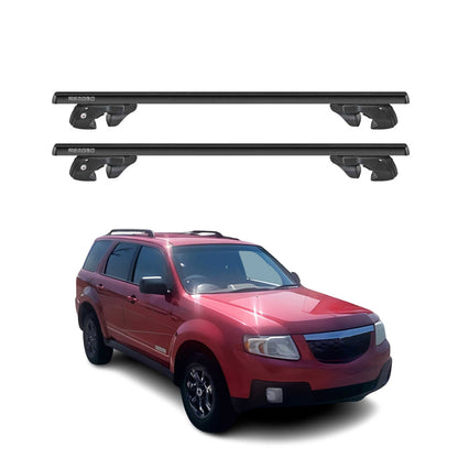 2008-2011 Mazda Tribute Roof Rack Cross Bars Black