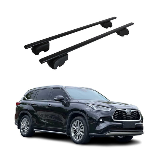 2020-2025 Toyota Highlander Roof Rack Cross Bars Black