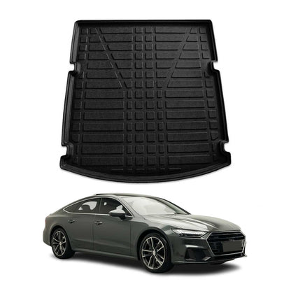 2019-2024 Audi A7 S7 RS7 Sportback (C8 TYP 4K8) Cargo Liner Trunk Mat All Weather Black