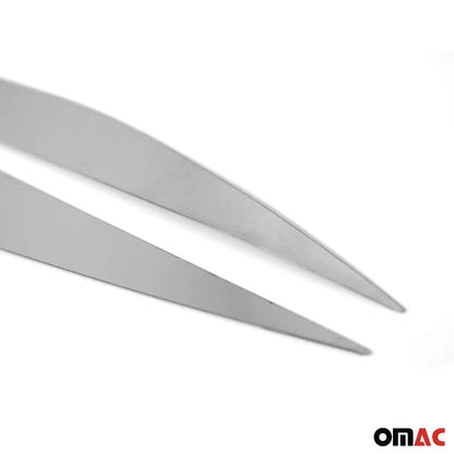 2014-2018 Mercedes Sprinter W906 Window Molding Trim Barn Door Stainless Steel Silver