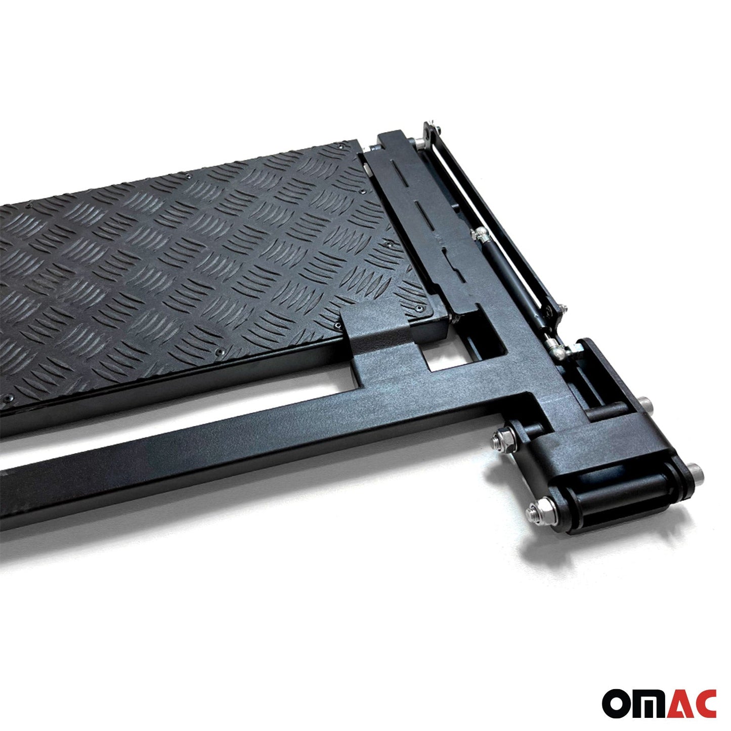 OMAC Foldable Tailgate Step for Pickup Adjustable Trunk Lid Truck Bed Step 96FTS001