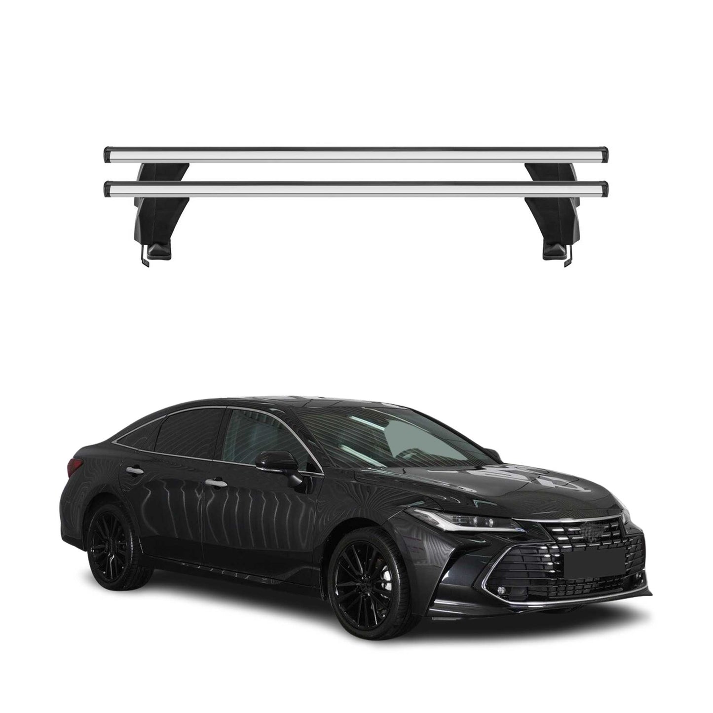 2019-2022 Toyota Avalon Roof Rack Cross Bars Silver