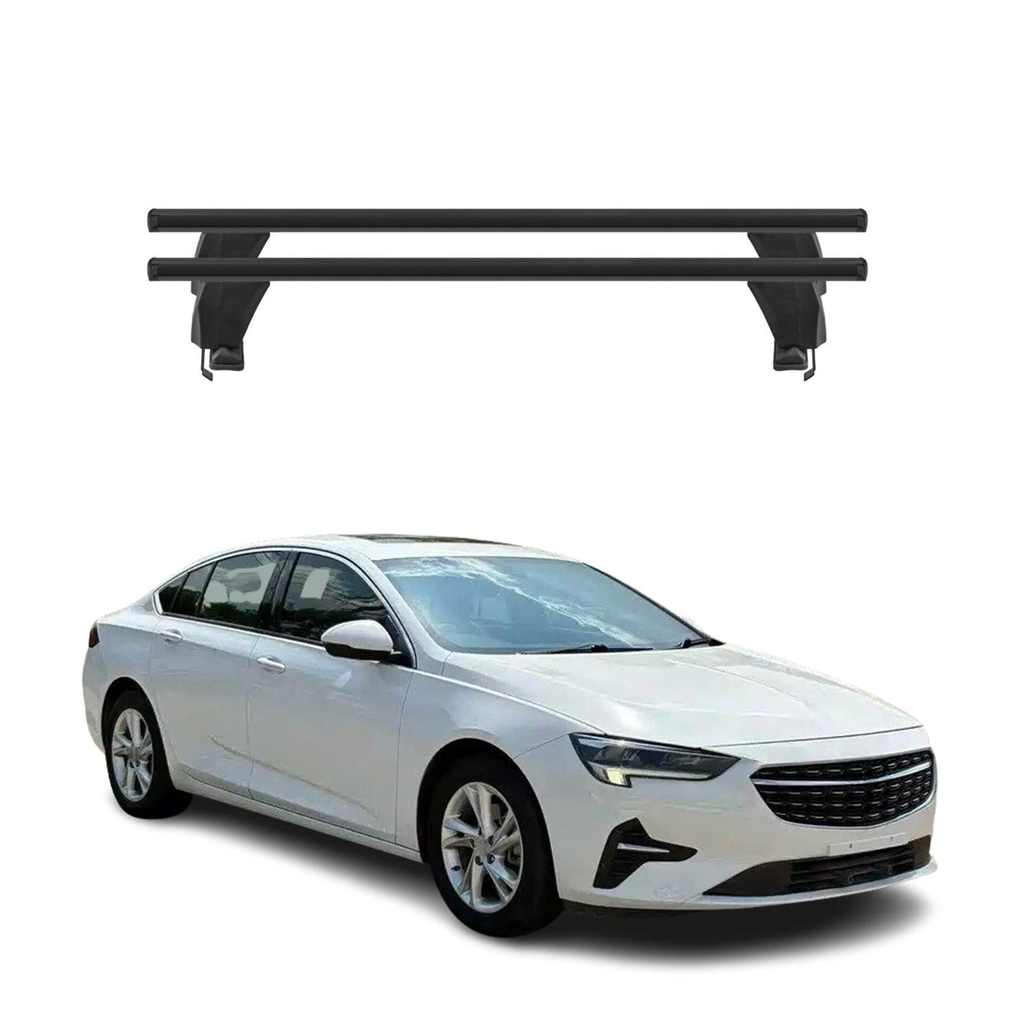 2018-2020 Buick Regal Sportback Roof Rack Cross Bars Black
