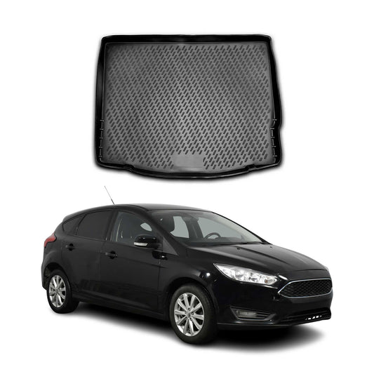 2012-2018 Ford Focus Hatchback Cargo Liner Trunk Mat All Weather Black