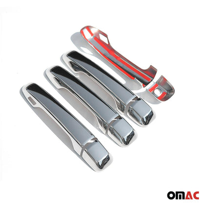 OMAC Car Door Handle Cover Protector for Lexus GX 460 2010-2023 Steel Chrome 8 Pcs 7013041