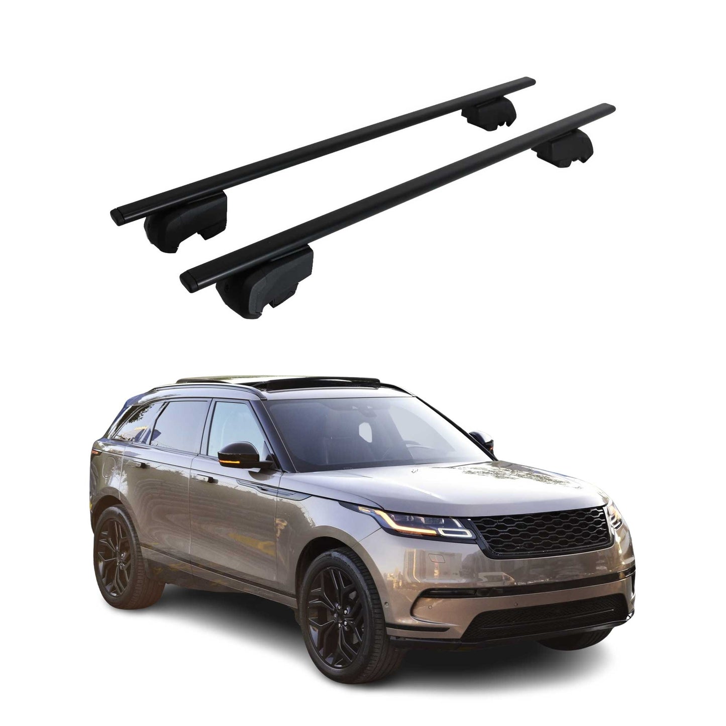 2018-2026 Land Rover Range Rover Velar Roof Rack Cross Bars Black