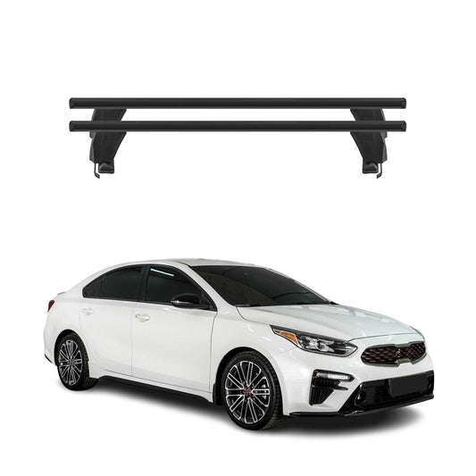 2019-2024 Kia Forte Sedan Roof Rack Cross Bars Black