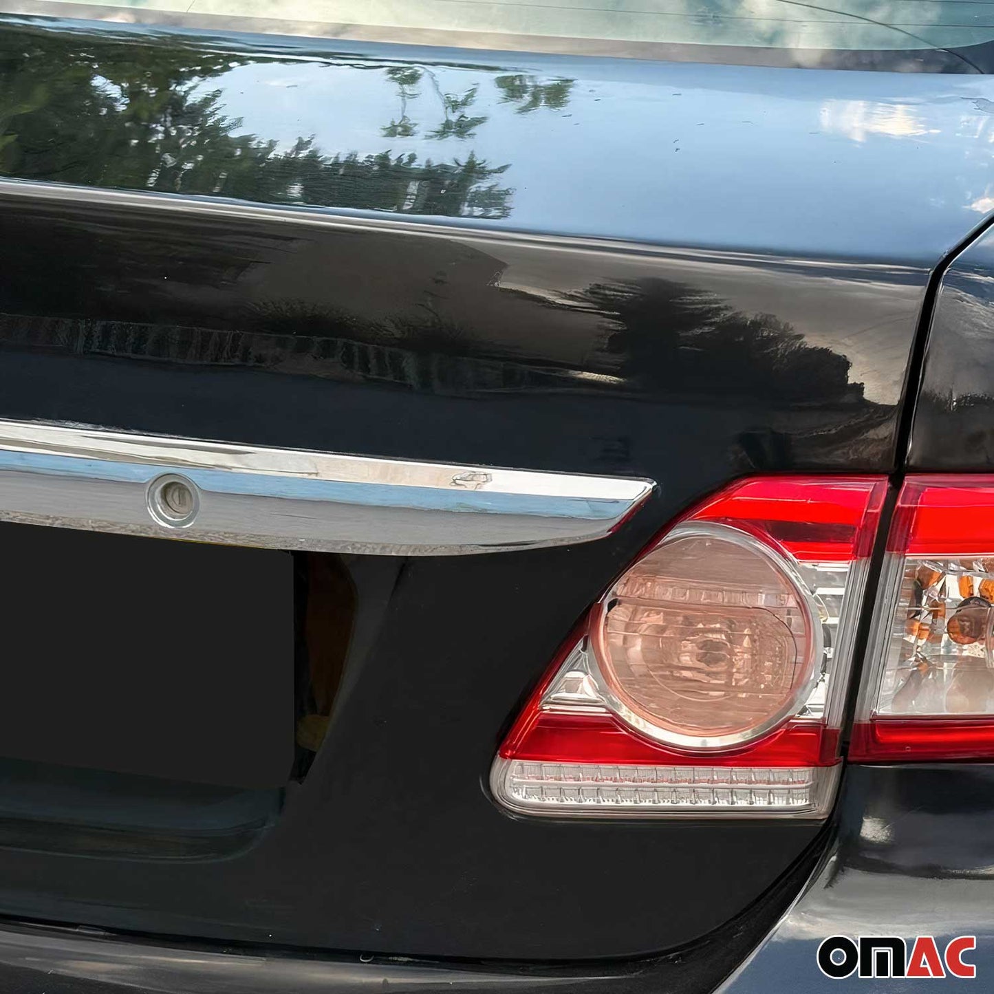 2010-2013 Toyota Corolla FL Rear Trunk Tailgate Door Handle Cover Stainless Steel Silver