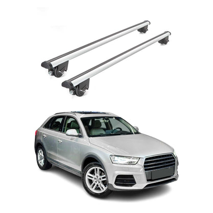 2013-2018 Audi Q3 / Q3 Quattro Roof Rack Cross Bars Silver