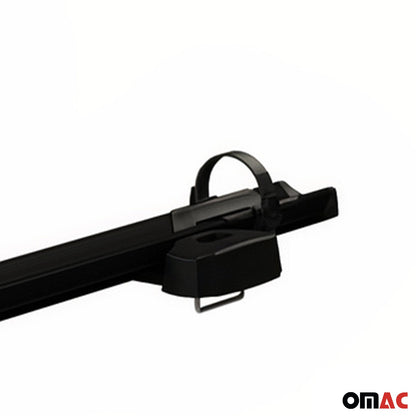 2Pcs Pro Bike Carrier Roof Mount Black Alu Bicycle Rack Cycling Car Truck SUV