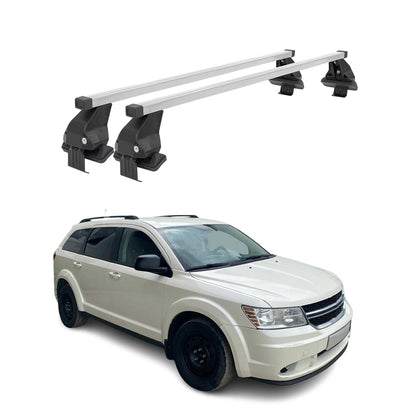 2009-2011 Dodge Journey Roof Rack Cross Bars Silver