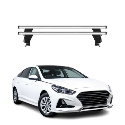 2015-2019 Hyundai Sonata Roof Rack Cross Bars Silver