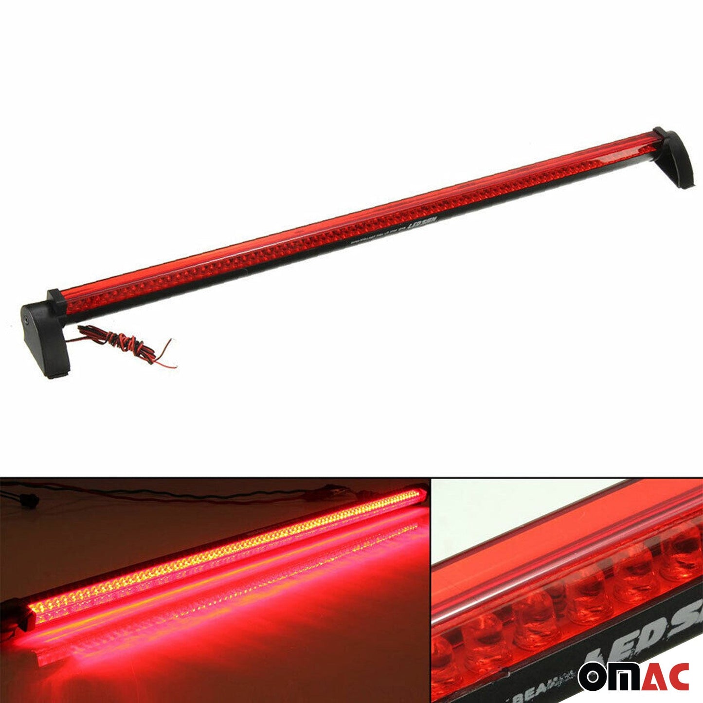 OMAC 80 LED Red 3rd Brake Light High Mount Third Tail Stop Light 12V 96AM-BL000