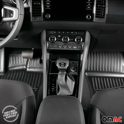 2014-2020 Fiat 500L Floor Mats & Cargo Liner Full Set All Weather Black