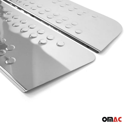 2006-2018 Mercedes Sprinter W906 Door Sill Scuff Plate Scratch Stainless Steel 2 Pcs