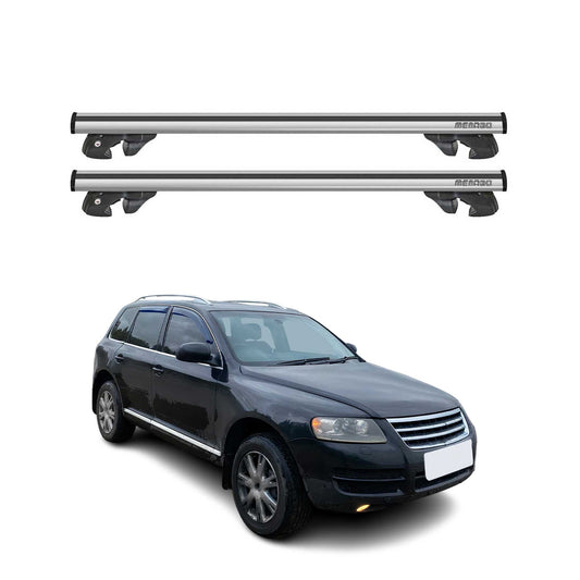 2004-2006 VW Touareg Roof Rack Cross Bars Silver