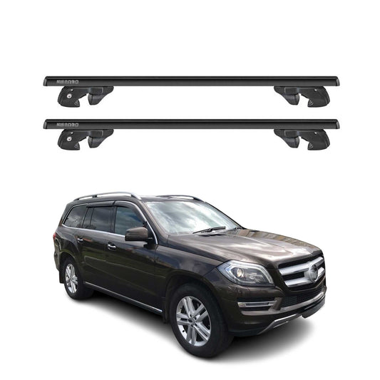 2012-2015 Mercedes ML Class W166 Roof Rack Cross Bars Black