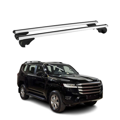 2024-2025 Toyota Land Cruiser J250 Roof Rack Cross Bars Carrier Silver