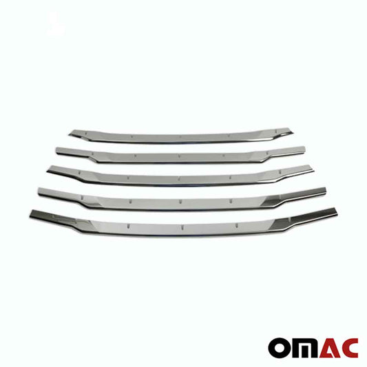 OMAC Front Bumper Grill Trim Molding for Ford Transit Courier 2018-2023 Steel Dark 5x 2625081FB