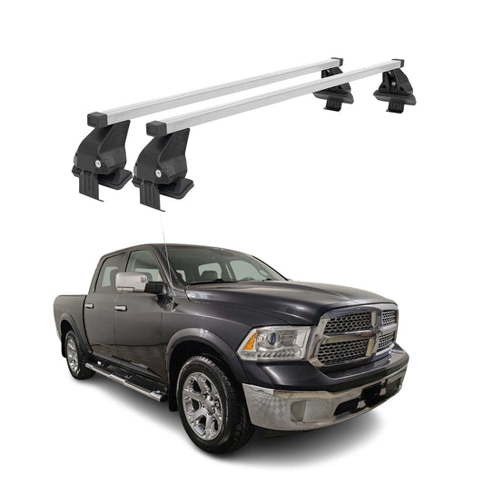 2009-2018 RAM 1500 Roof Rack Cross Bars Silver