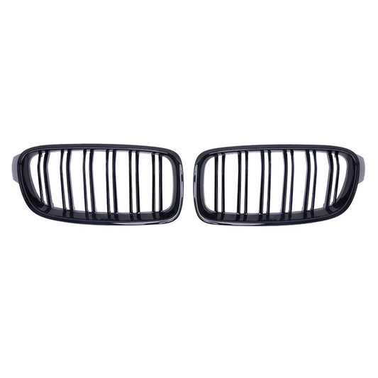 OMAC For BMW 4Series F32 F33 F36 2013-17 M-Tech Style Front Kidney Grille Gloss Black 1226P082MTPB