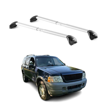 2002-2005 Ford Explorer Roof Rack Cross Bars Luggage Carrier 2 Pcs
