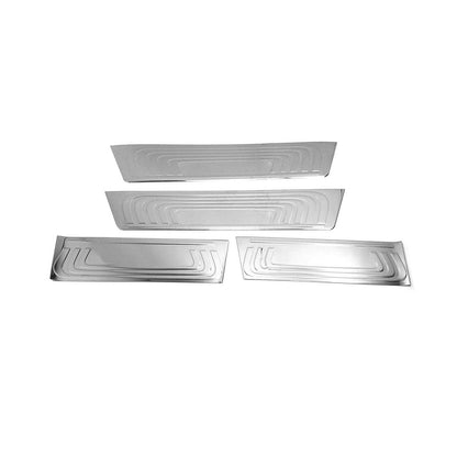 OMAC For Mercedes Metris 2016-2023 Chrome Door Sill Cover Scuff Plate S.Steel 4 Pcs 4733094N