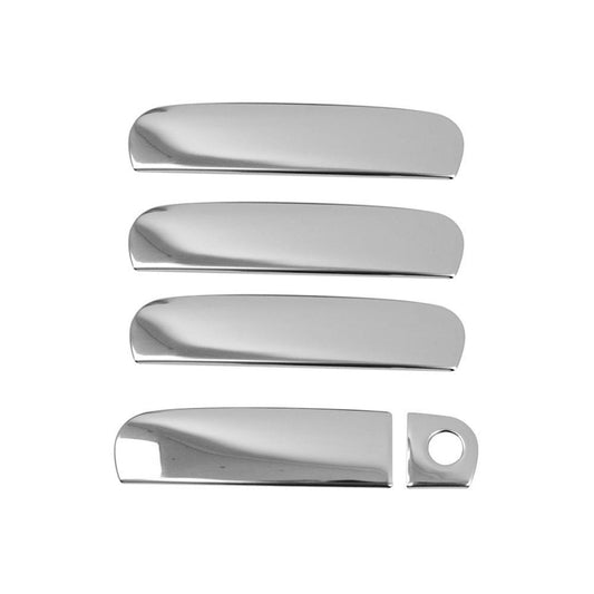 OMAC Car Door Handle Cover Protector for Audi A4 2006-2009 Steel Chrome 5 Pcs U005911