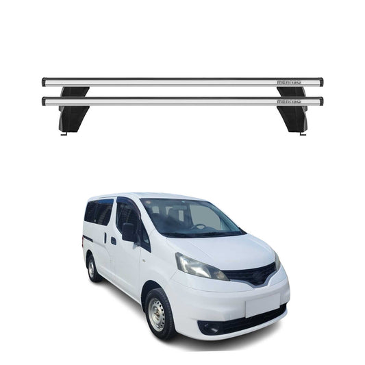 2013-2021 Nissan NV200 Roof Rack Cross Bars Silver