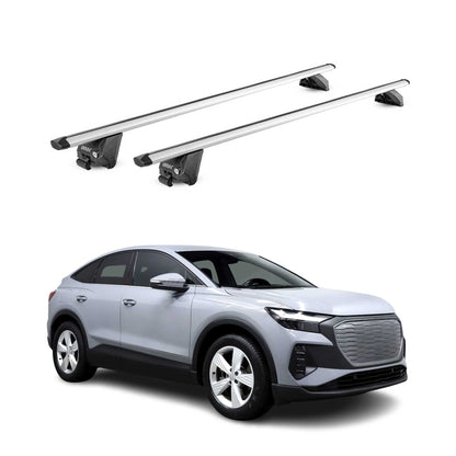 2022-2024 Audi Q4 e-tron Roof Rack Cross Bars Silver