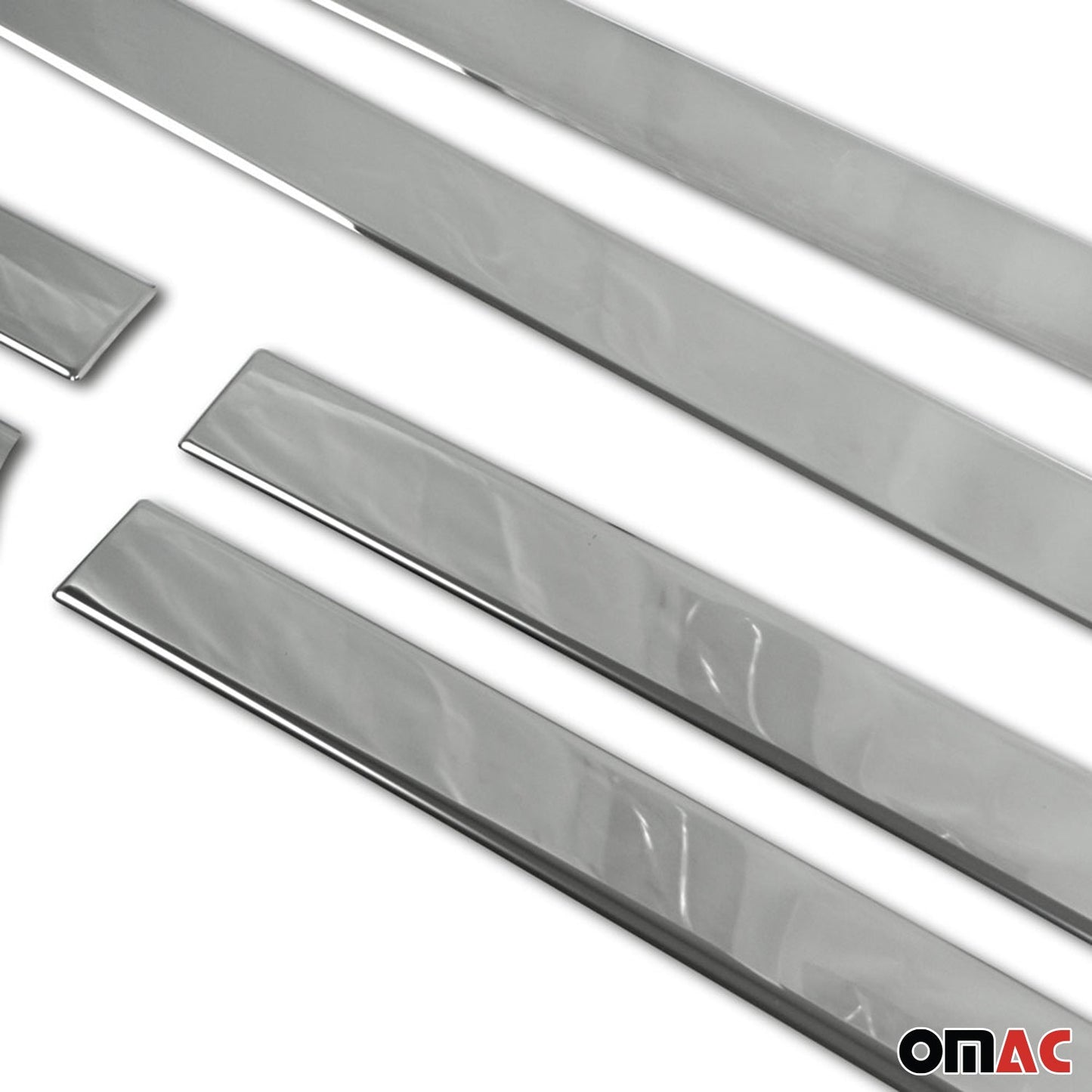 OMAC Side Door Molding Trim for Land Rover Range Rover Sport 2006-2009 Steel Silver 6002131