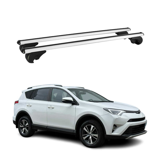 2016-2018 Toyota RAV4 Roof Rack Cross Bars Silver