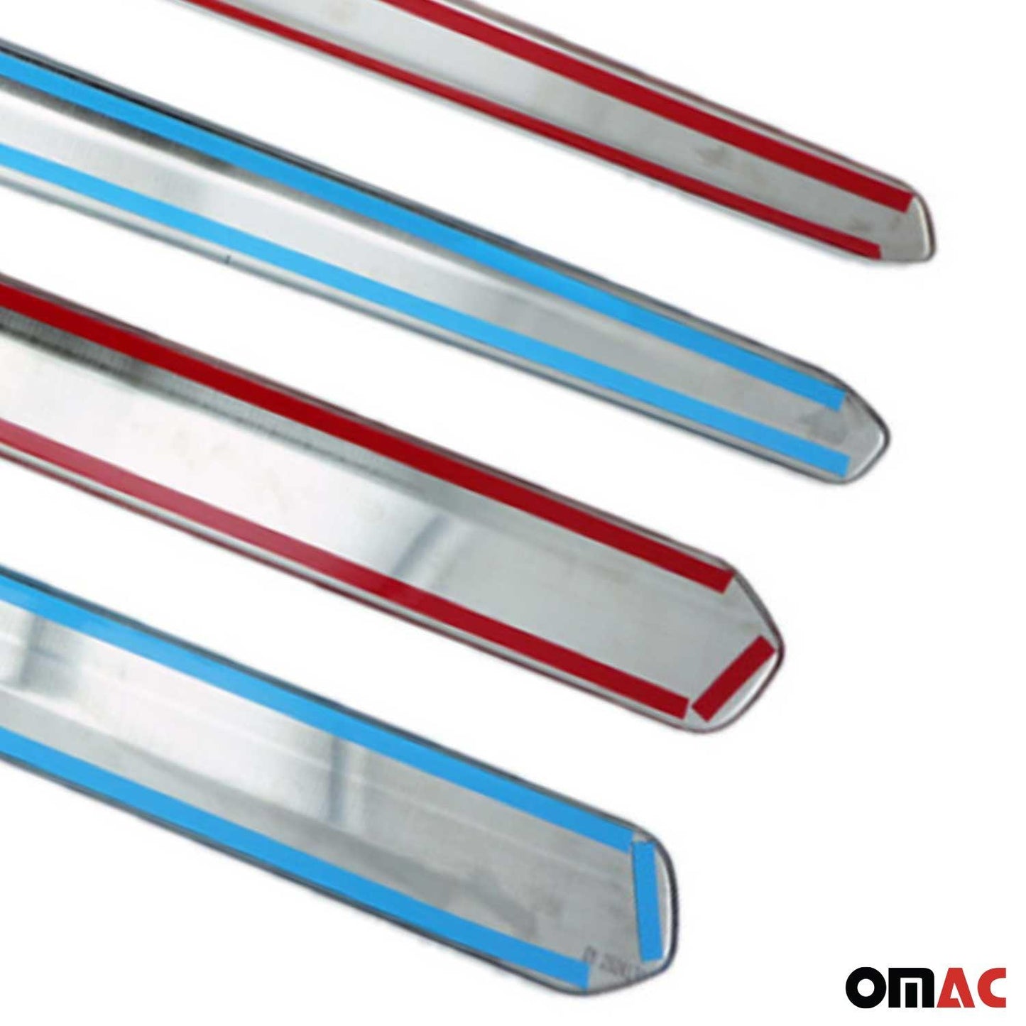 OMAC Side Door Molding Trim Skirt Garnish for RAM ProMaster City 2015-2022 Steel 4Pcs 2524131