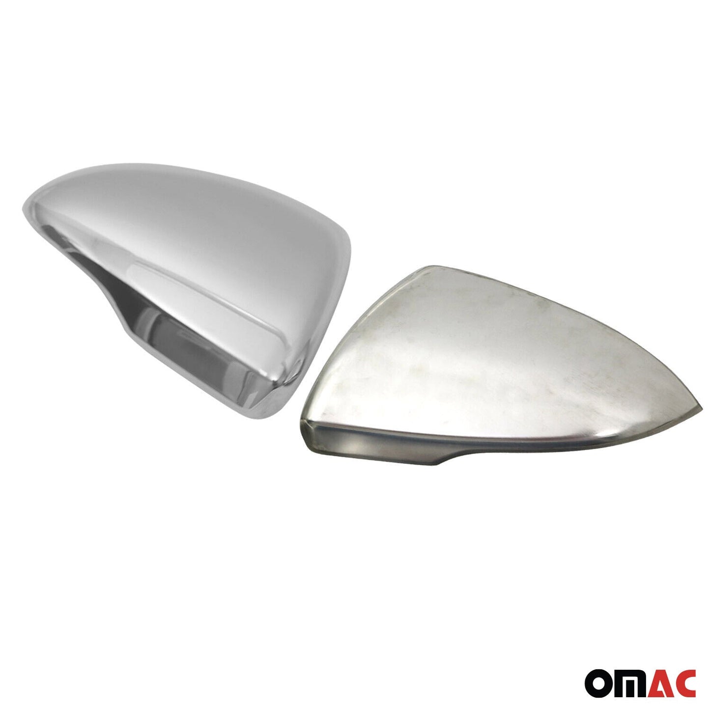 2016-2020 Kia Optima Side Mirror Cover Caps Stainless Steel Silver 2 Pcs