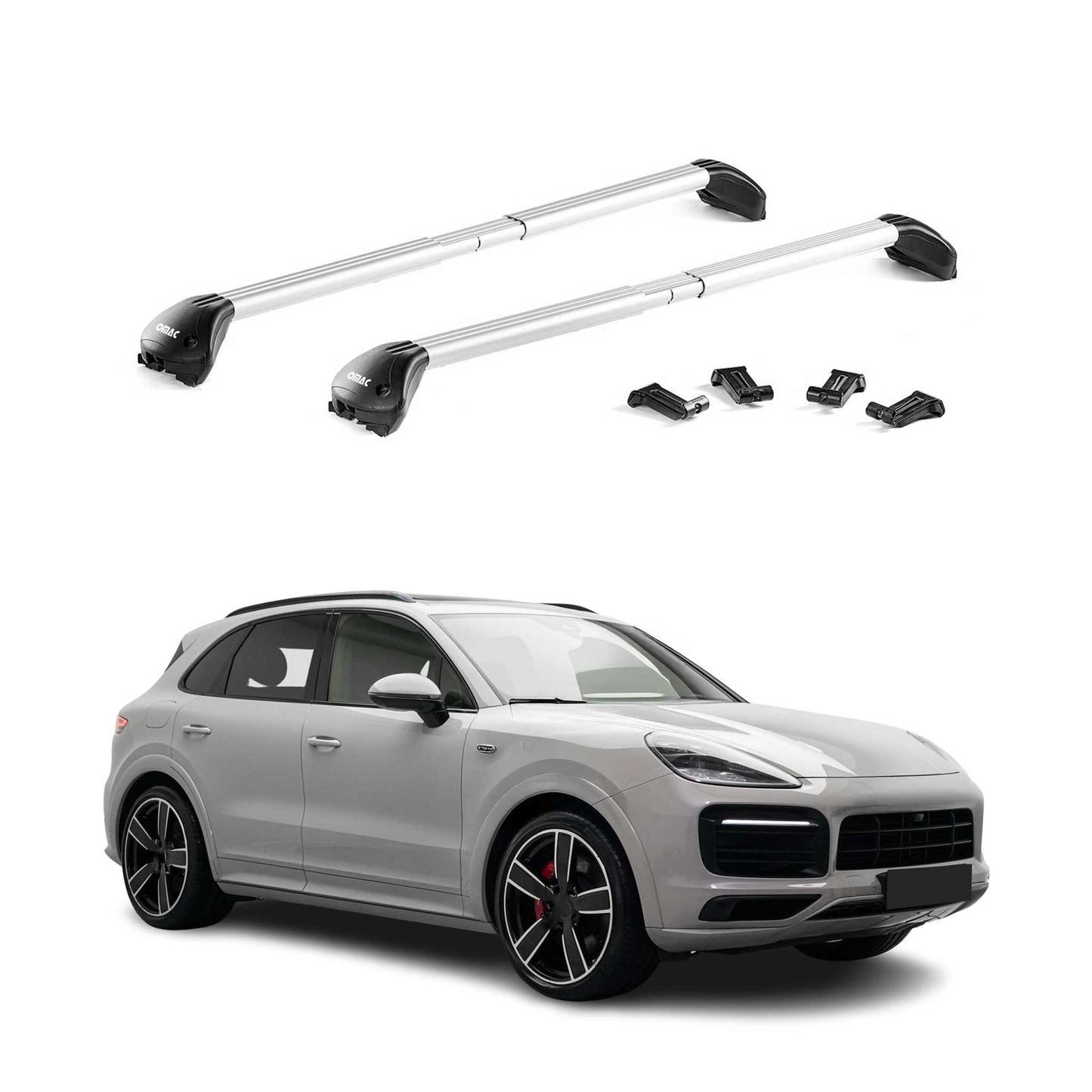 2010-2016 BMW 5 Series F11 Wagon Roof Rack Cross Bars Silver