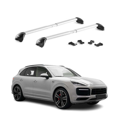 2010-2016 BMW 5 Series F11 Wagon Roof Rack Cross Bars Silver