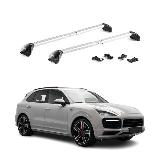 2010-2016 BMW 5 Series F11 Wagon Roof Rack Cross Bars Silver