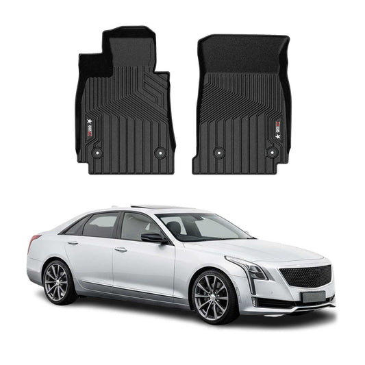 2016-2020 Cadillac CT6 Premium Floor Mats Liners First Row Front Black