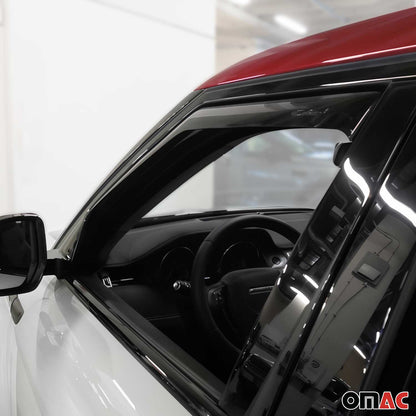 1996-2006 Land Rover Freelander Window Visor Vent Rain Deflector 2Pcs Smoke