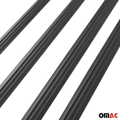 OMAC Side Door Molding Trim Skirt Garnish for Volvo S60 2011-2018 Black 4 Pcs AS-7604131B