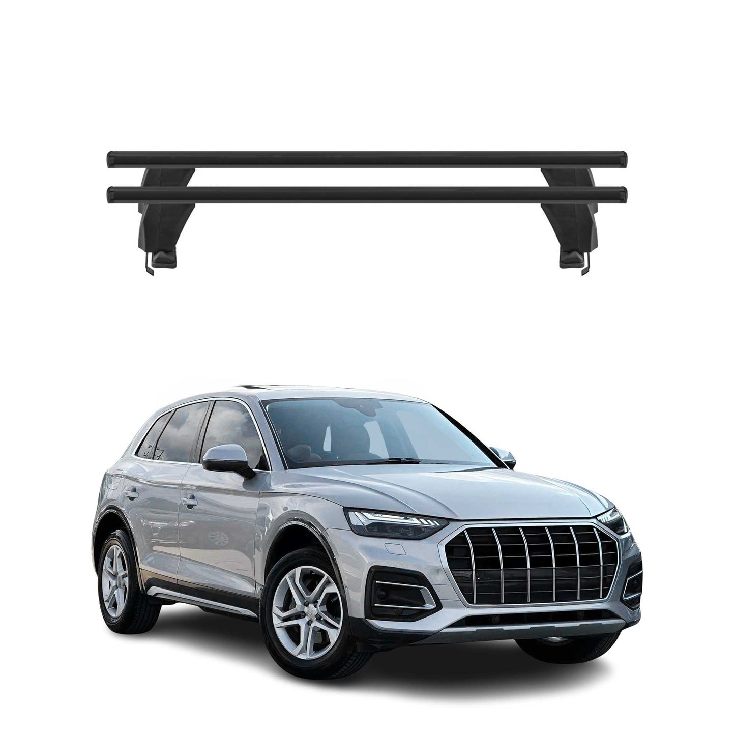 2021-2025 Audi Q5 SQ5 Roof Rack Cross Bars Black