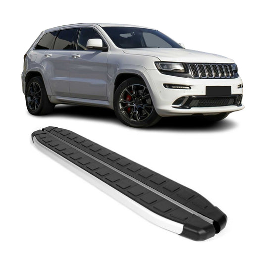 2011-2021 Jeep Grand Cherokee Nerf Bar Side Step Running Boards Alu 2x