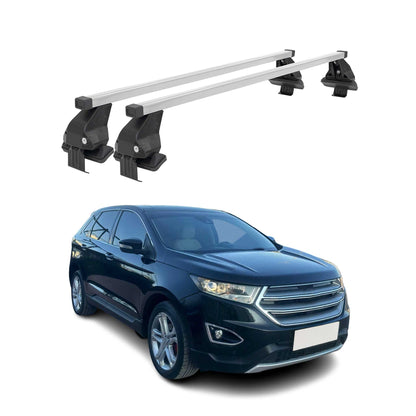 2015-2024 Ford Edge Roof Rack Cross Bars Silver