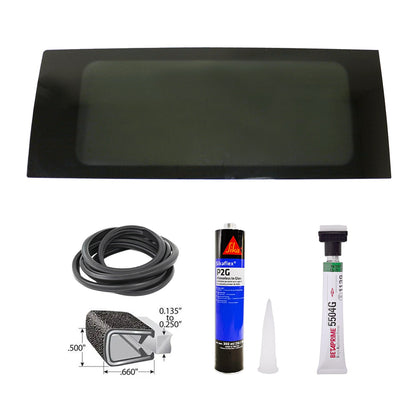 2014-2025 RAM ProMaster Window Glass Fit Kit Rear Right Side Sliding Door L2