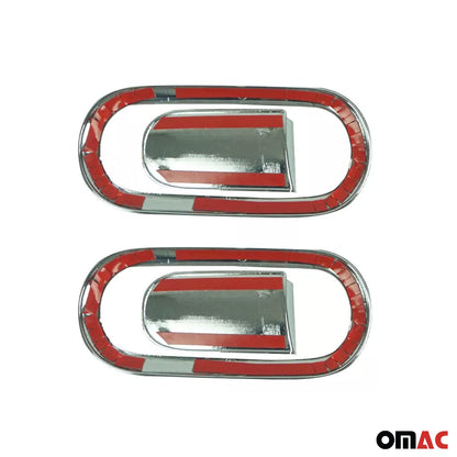 OMAC Car Door Handle Cover Protector for Mazda MX-5 Miata 2016-2023 Silver Chrome ID-4604031