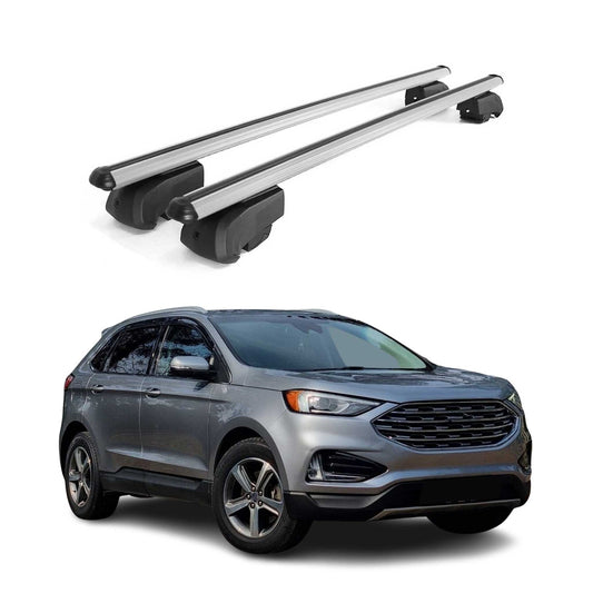 2015-2024 Ford Edge Roof Rack Cross Bars Silver
