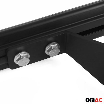 OMAC Trunk Bed Carrier Roof Racks Cross Bars for Honda CR-V 2017-2022 Alu Black 2x 3414920B